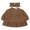 Monika Toffee Dress & Headband
