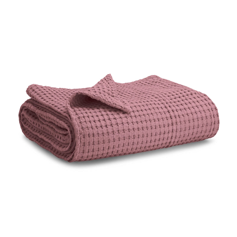 Waffle Blanket | Mauve
