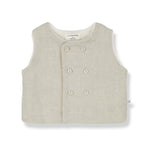 Elias Linen Padded Vest Set | Boy