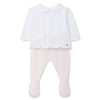 Two Tone Pink Knit Set