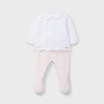 Two Tone Pink Knit Set