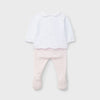 Two Tone Pink Knit Set