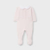 Pink Knit Footie