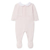 Pink Knit Footie