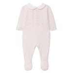 Pink Knit Footie