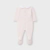 Pink Knit Footie