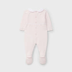 Pink Knit Footie