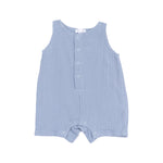 Dusty Blue Shortie Romper