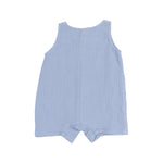 Dusty Blue Shortie Romper