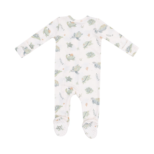 Sea Turtles Zipper Footie