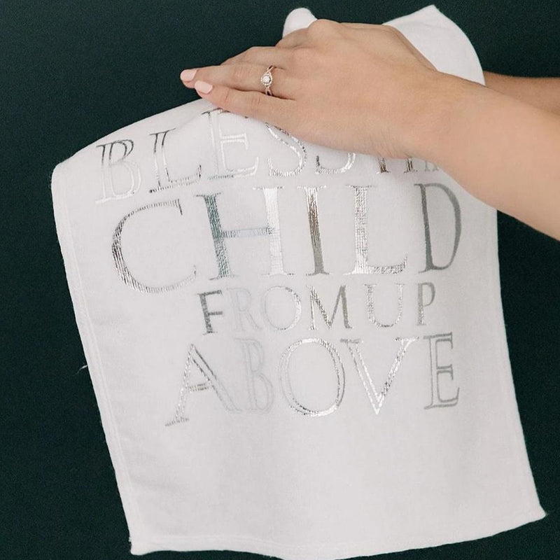 Bless This Child <br> Christening Hand Towel ©